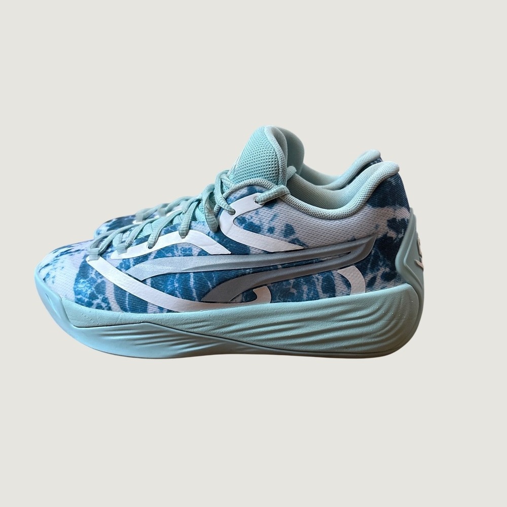 Puma Stewie 2 Water Basketball Shoes Women Blue White Athletic SIZE 8.5